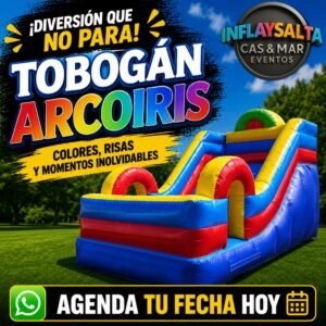 tobogán arcoiris