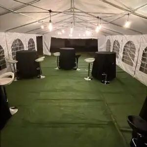 carpa 12x6 m full (pasto + luces)