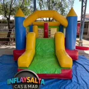 castillo inflable armado