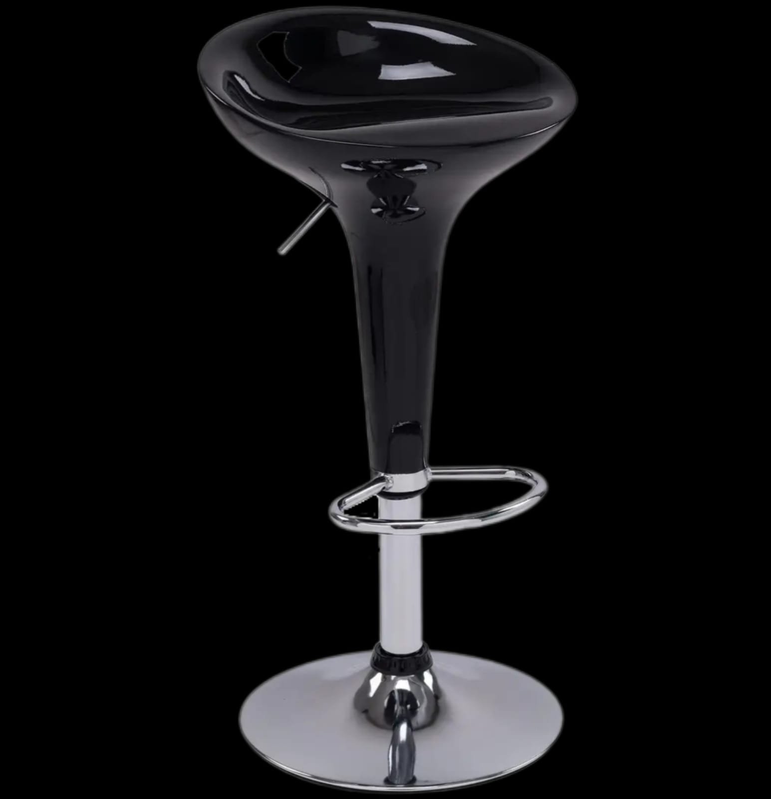 taburete negro taburete negro